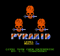 Pyramid (Japan) (Unl) (Hacker inc.) Title Screen